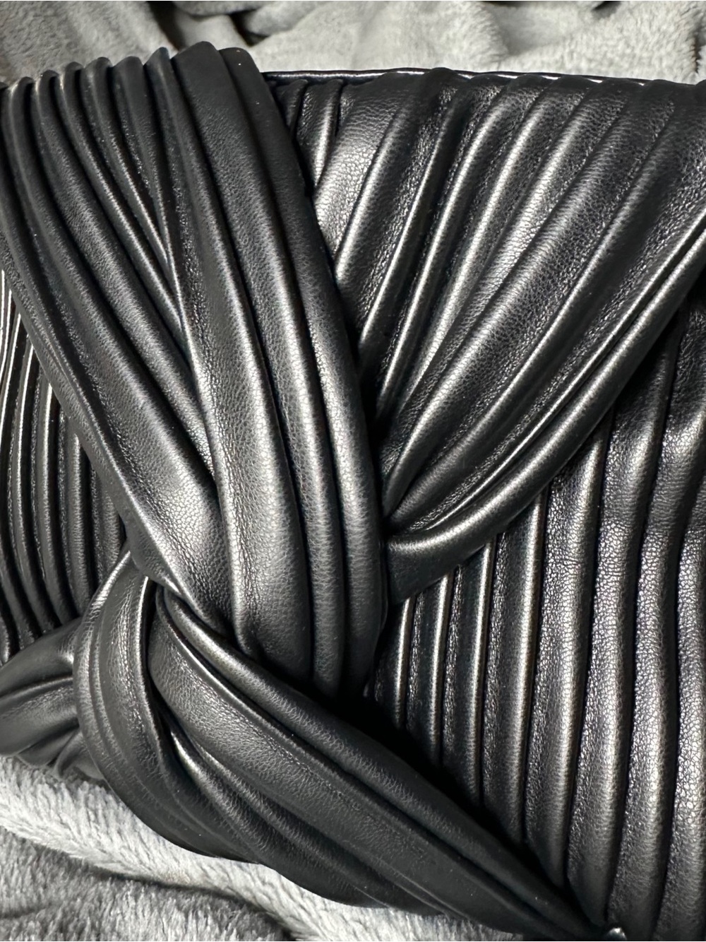 Jason Wu Black Knotted Pleat Mini Handbag - Picture 4 of 7